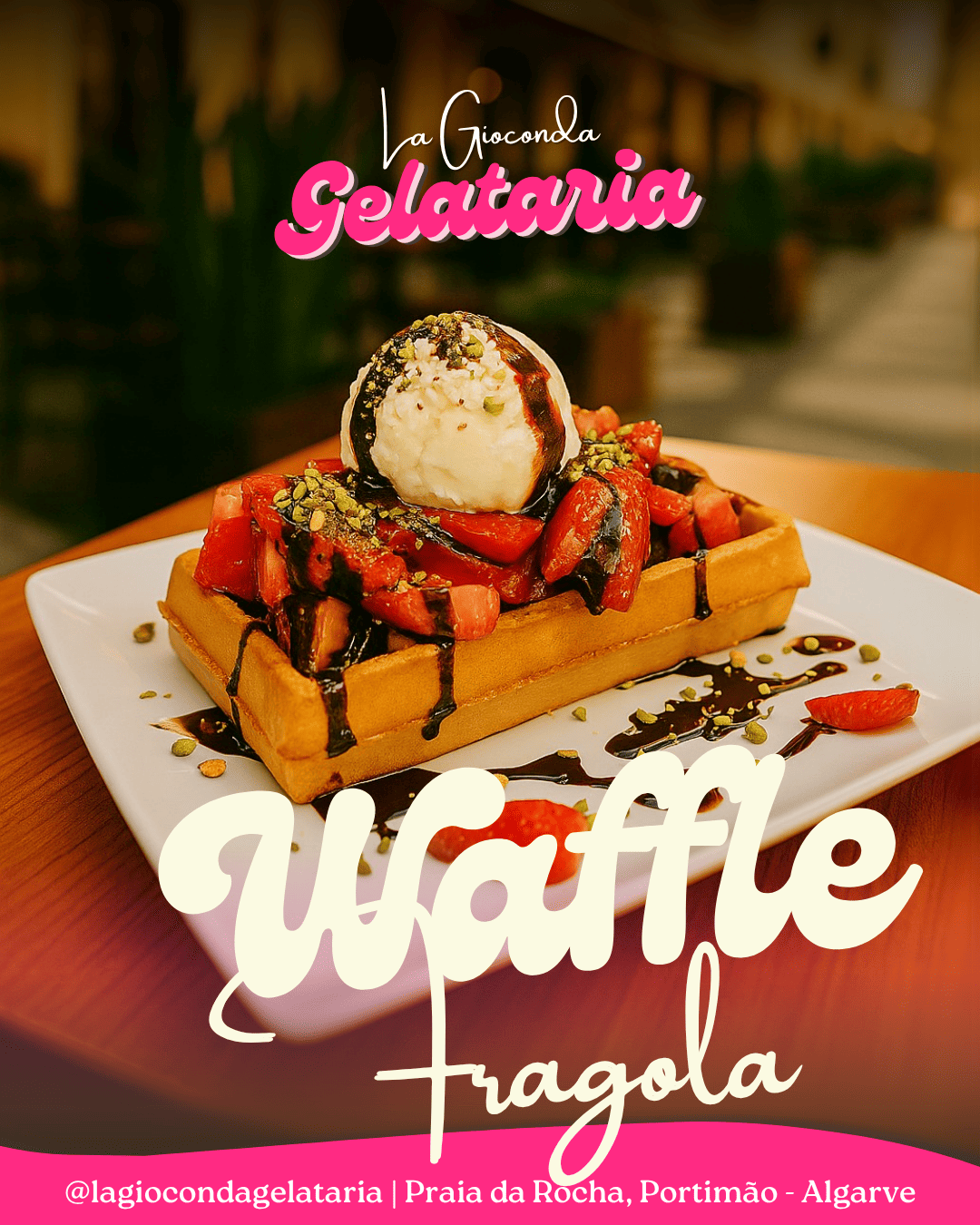 waffle-fragola